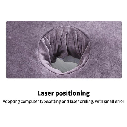 Serviette pour visage avec trou table de massage MASSAGE ZEN