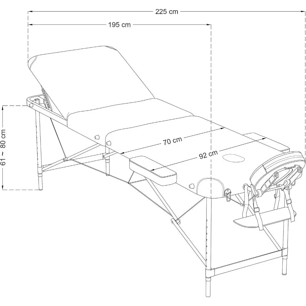 Table de massage ajustable MASSAGE ZEN
